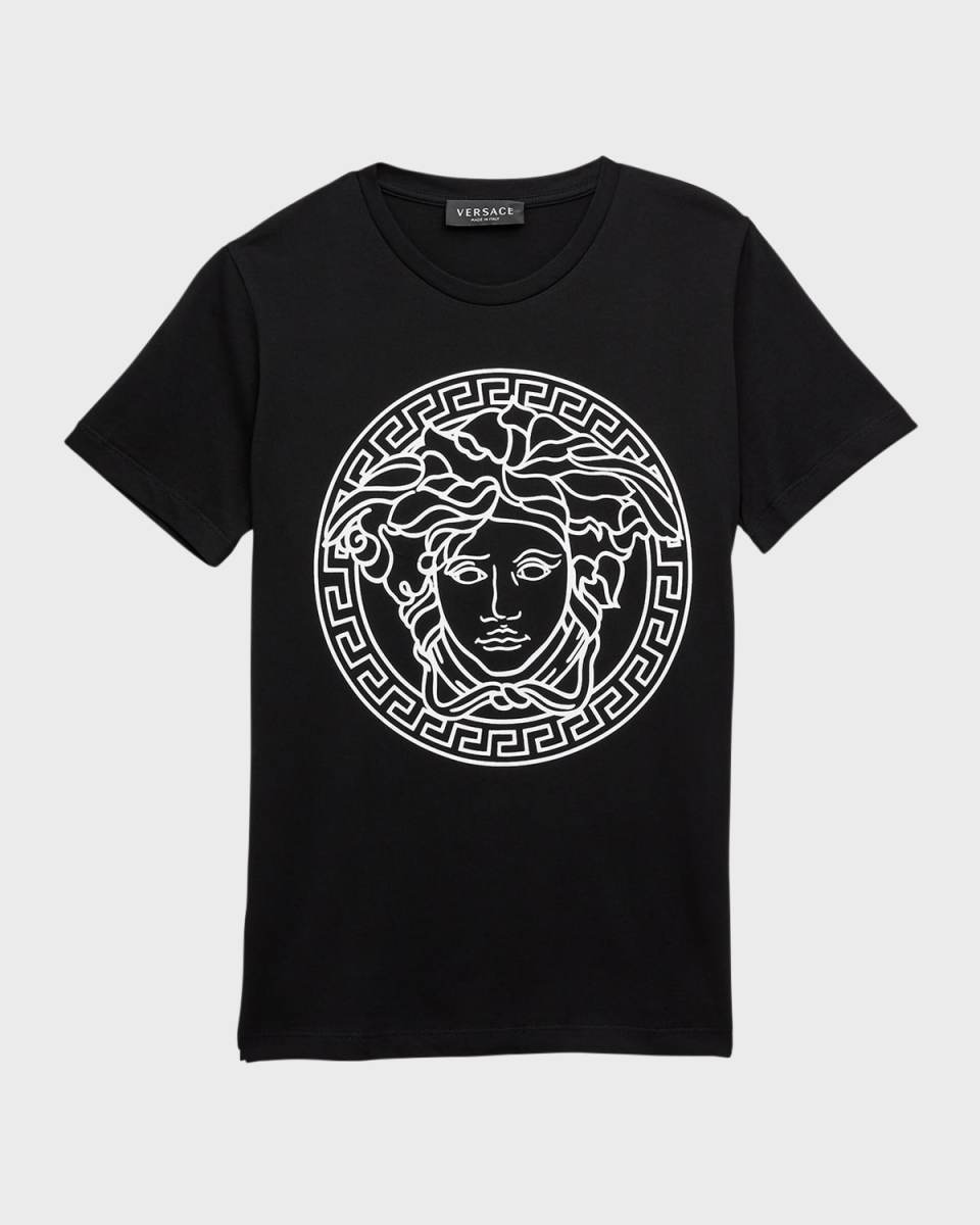 Kid's Medusa Head Crest T-Shirt, Size 8-14